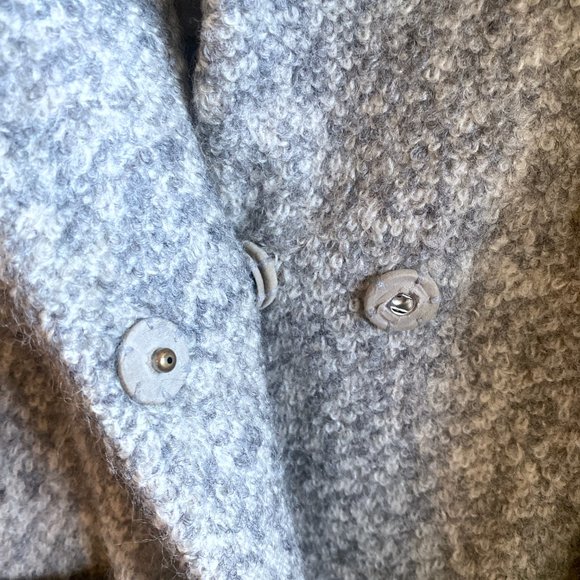 GANNI TEDDY Belted Wrap Coat - Picture 7 of 12